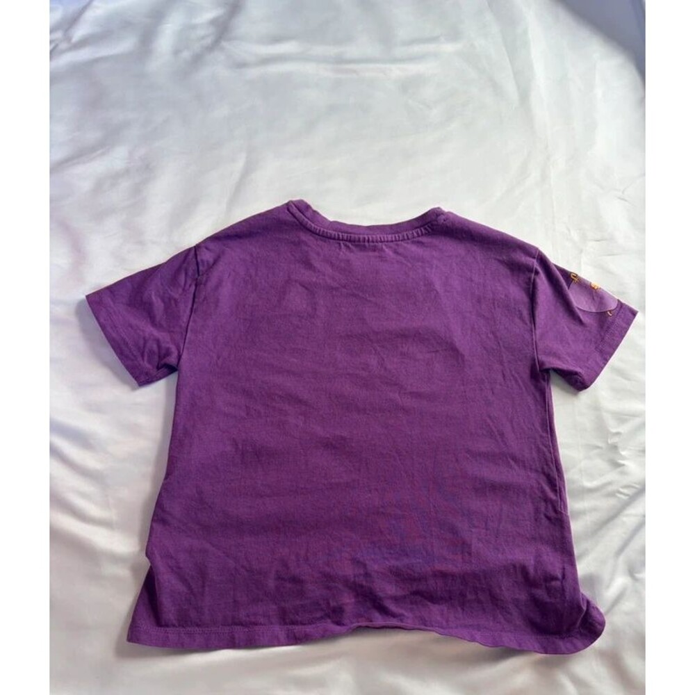 Disney Store Girls Purple Halloween T-Shirt Minnie Daisy Goofy Pluto Size M 7/8 - Picture 6 of 7